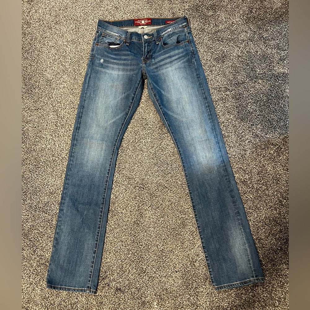 Lucky Brand: Size 0/25 Regular. Very good condition. Sienna Tomboy Straight Leg - Picture 3 of 4